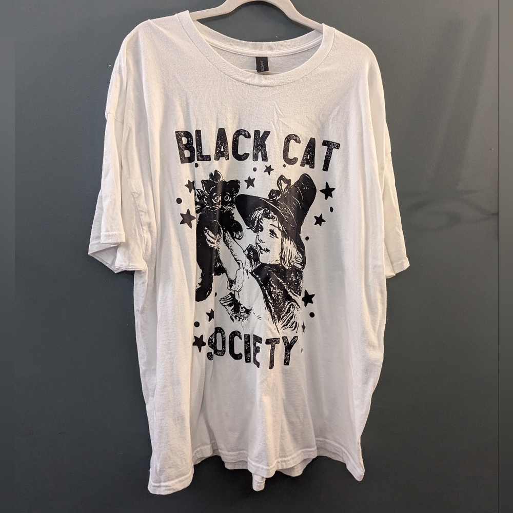 Black Cat Society T-Shirt Women's Size 3XL NWOT - Picture 5 of 5